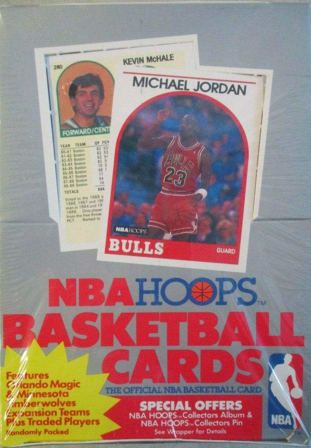 Hobby Box Basketball Cards 1989 Hoops