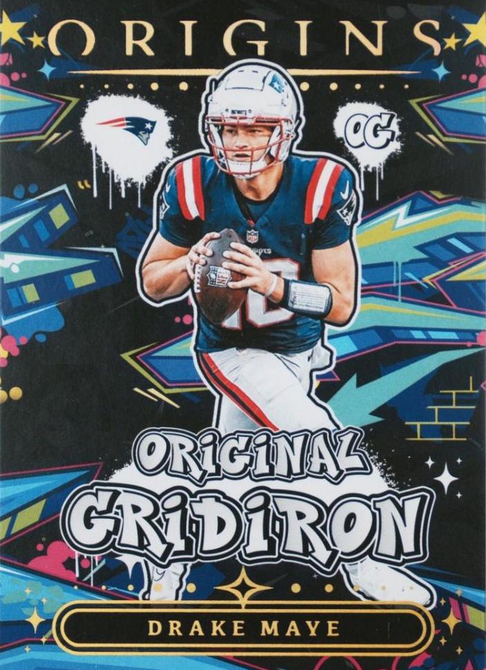 2025 Panini Origins Original Gridiron Drake Maye #16 card