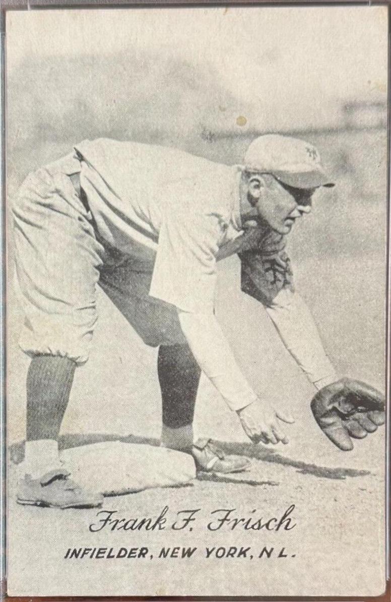 Frank F. Frisch Baseball Cards 1921 Exhibits