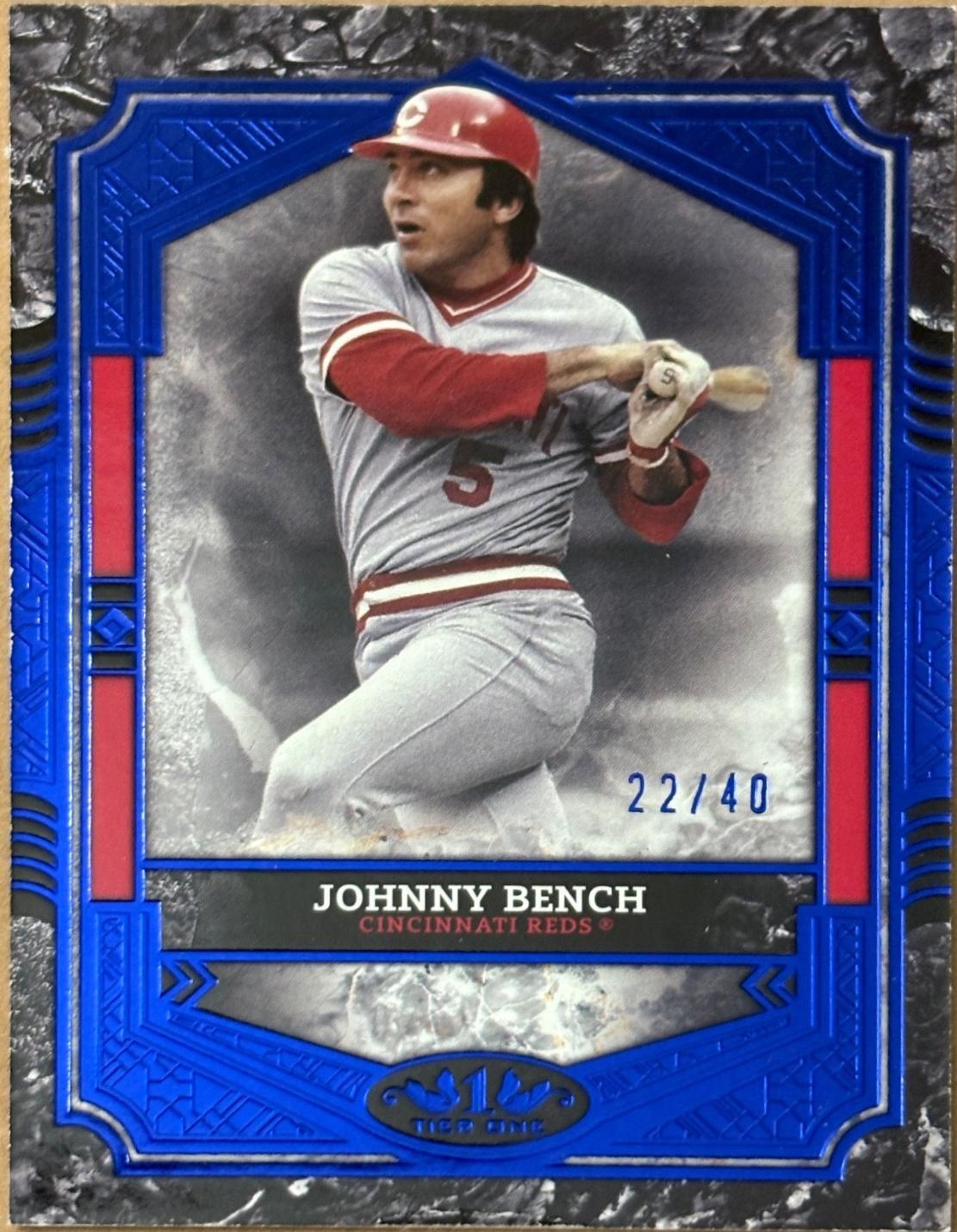 Johnny Bench [Blue Foil] #17