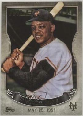 Willie Mays #MLBD-22 Baseball Cards 2016 Topps MLB Debut