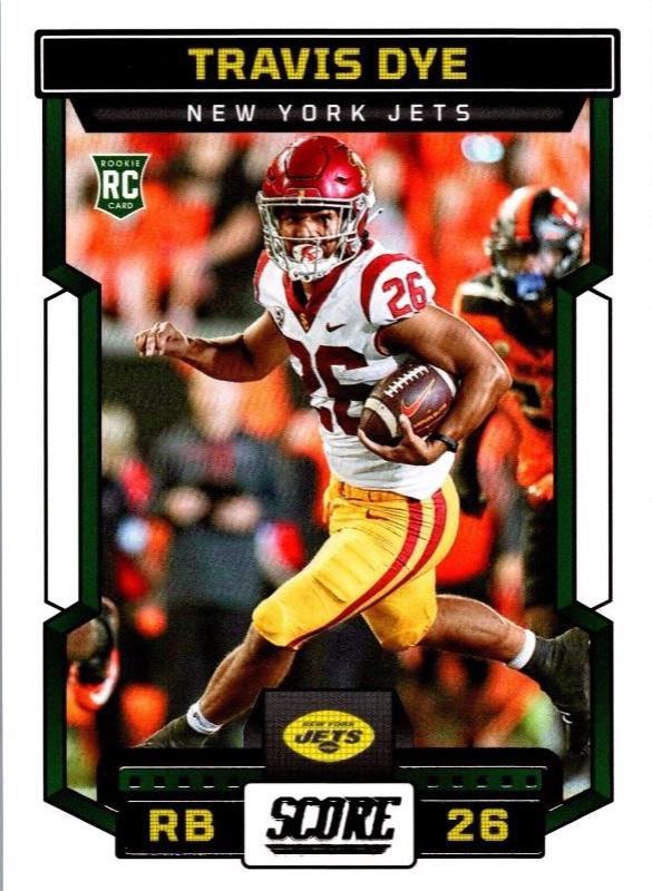 Travis Dye #329 Football Cards 2023 Panini Score