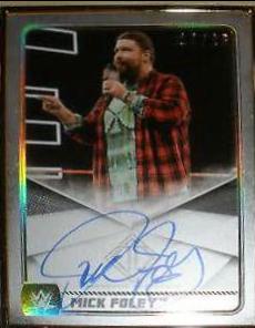 Mick Foley #A-MF Wrestling Cards 2020 Topps WWE Transcendent Autographs