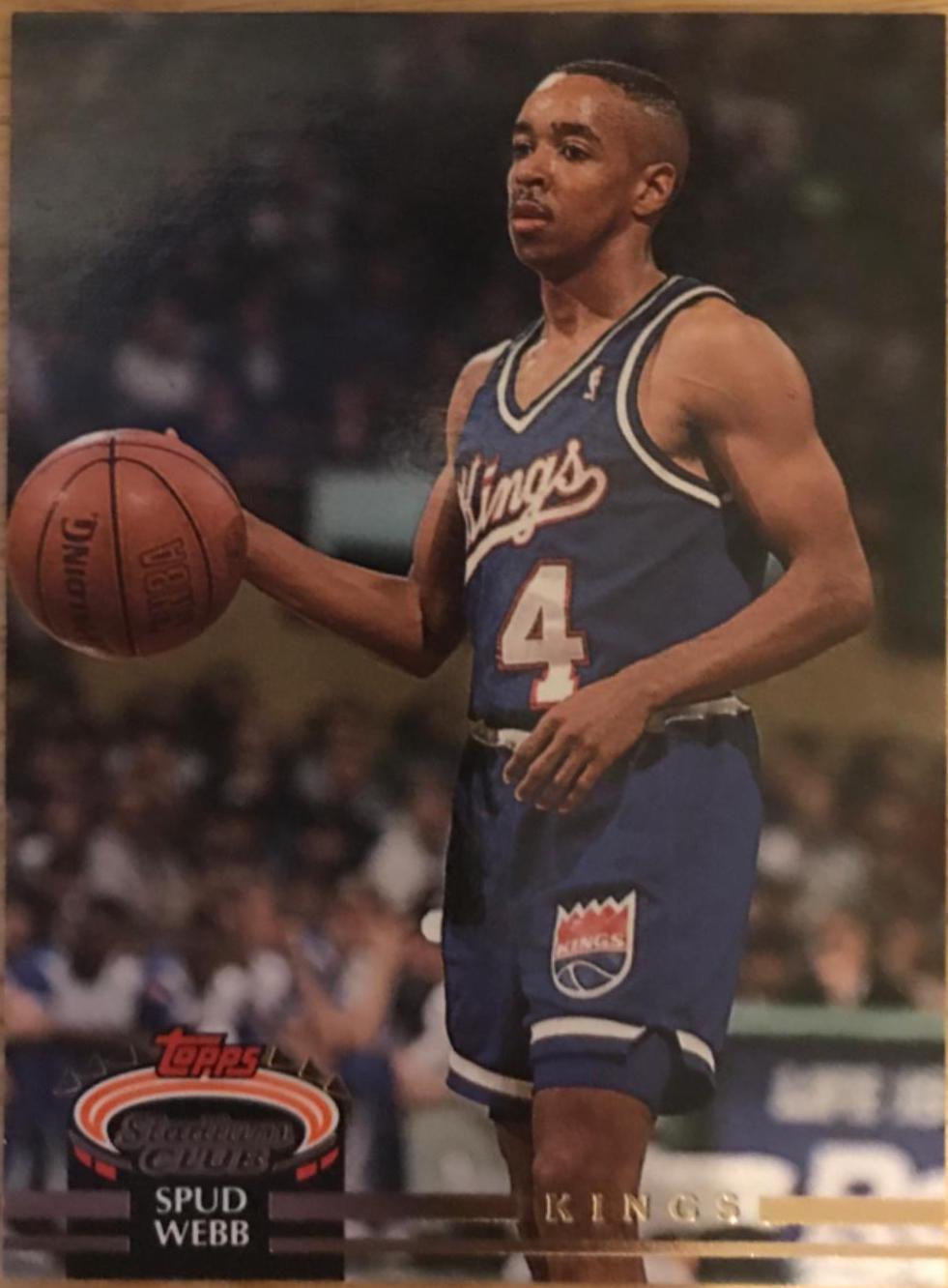 Spud Webb #72 Basketball Cards 1992 Stadium Club