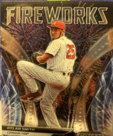 Dylan Smith #F-DS Baseball Cards 2021 Panini Prizm Draft Picks Fireworks