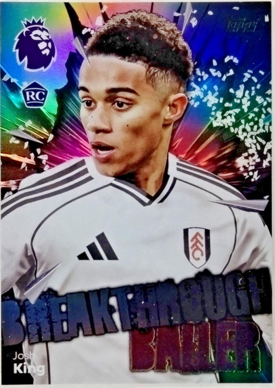 Josh King #162 2025 Topps Premier League