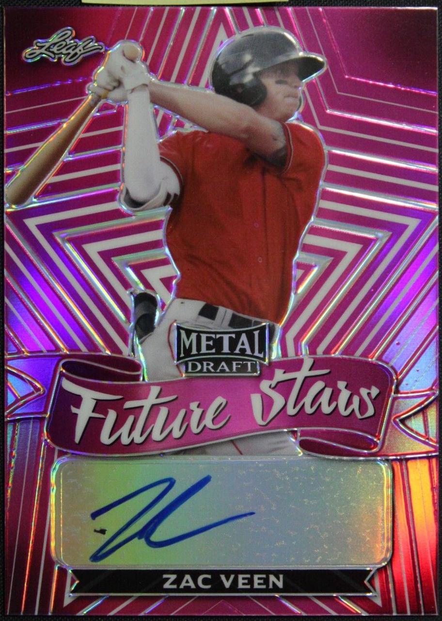 Zac Veen #BA-ZV1 2020 Leaf Metal Draft Autographs Baseball