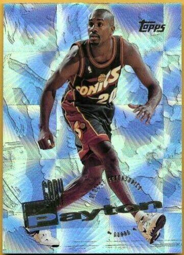 Gary Payton #290 Basketball Cards 1995 Topps Power Boosters