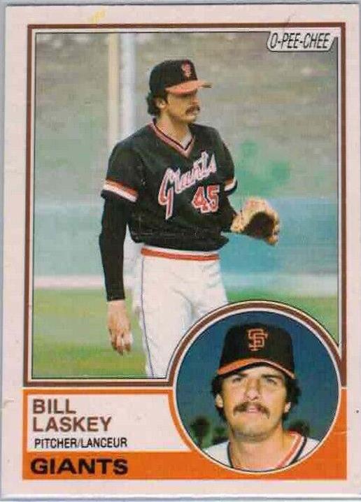 Bill Laskey #218 Baseball Cards 1983 O Pee Chee