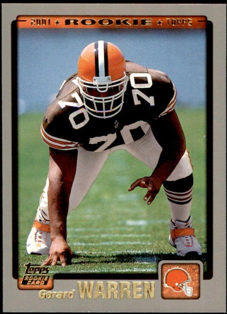 Gerard Warren #333 Football Cards 2001 Topps