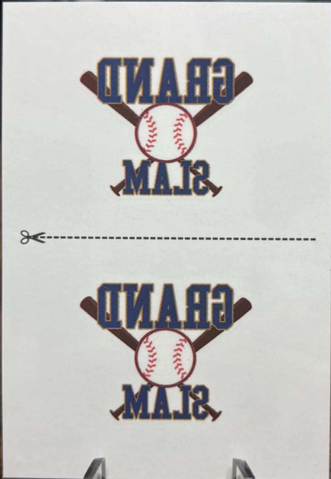 Grand Slam #5 Baseball Cards 2012 Panini Triple Play Tattoos
