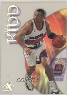 Jason Kidd #25 Basketball Cards 1998 Skybox E X Century