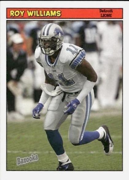 Roy Williams #111 2005 Bazooka Football