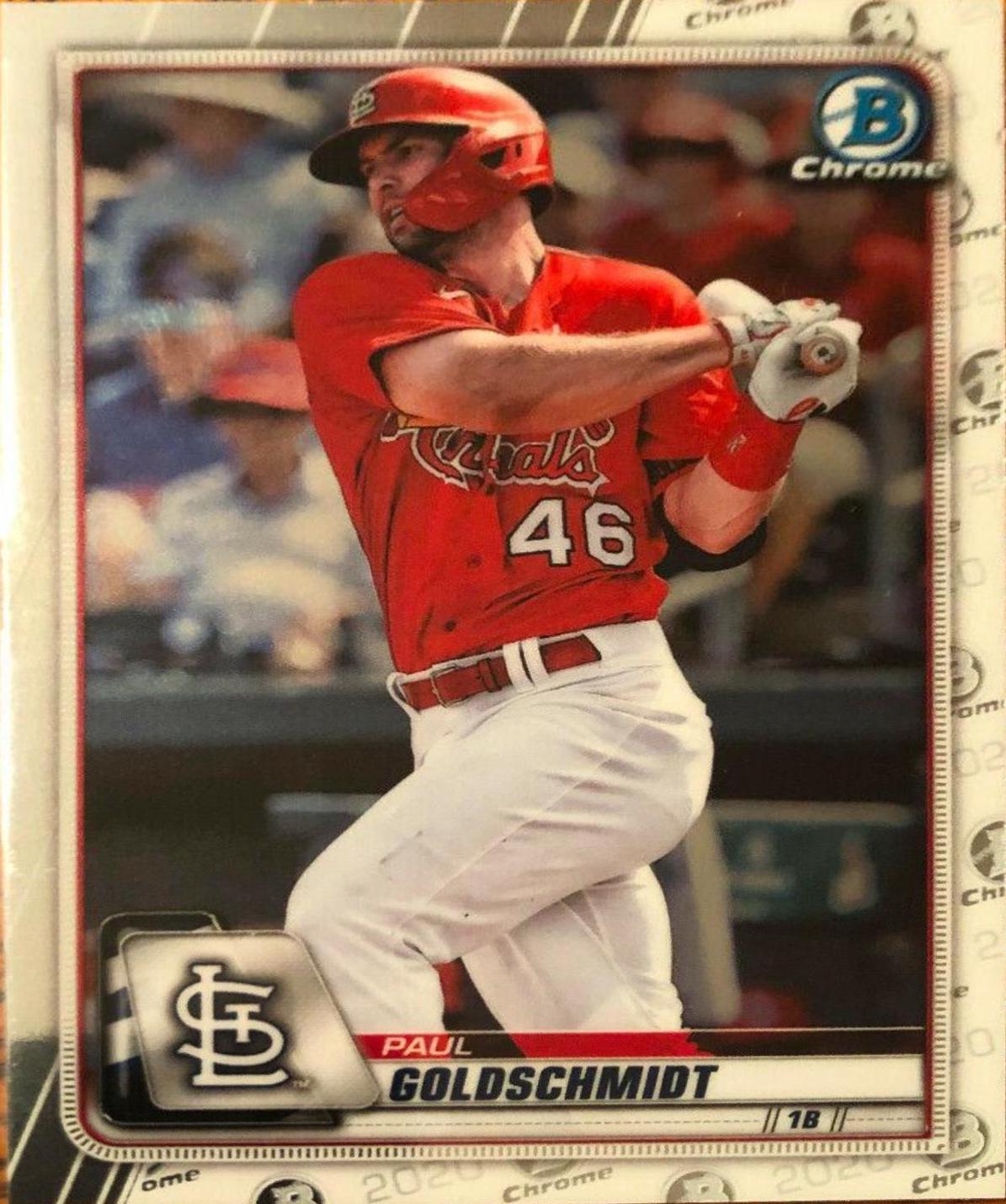 Paul Goldschmidt #4 Baseball Cards 2020 Bowman Chrome
