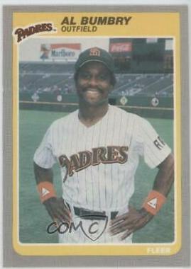 Al Bumbry #U-13 Baseball Cards 1985 Fleer Update