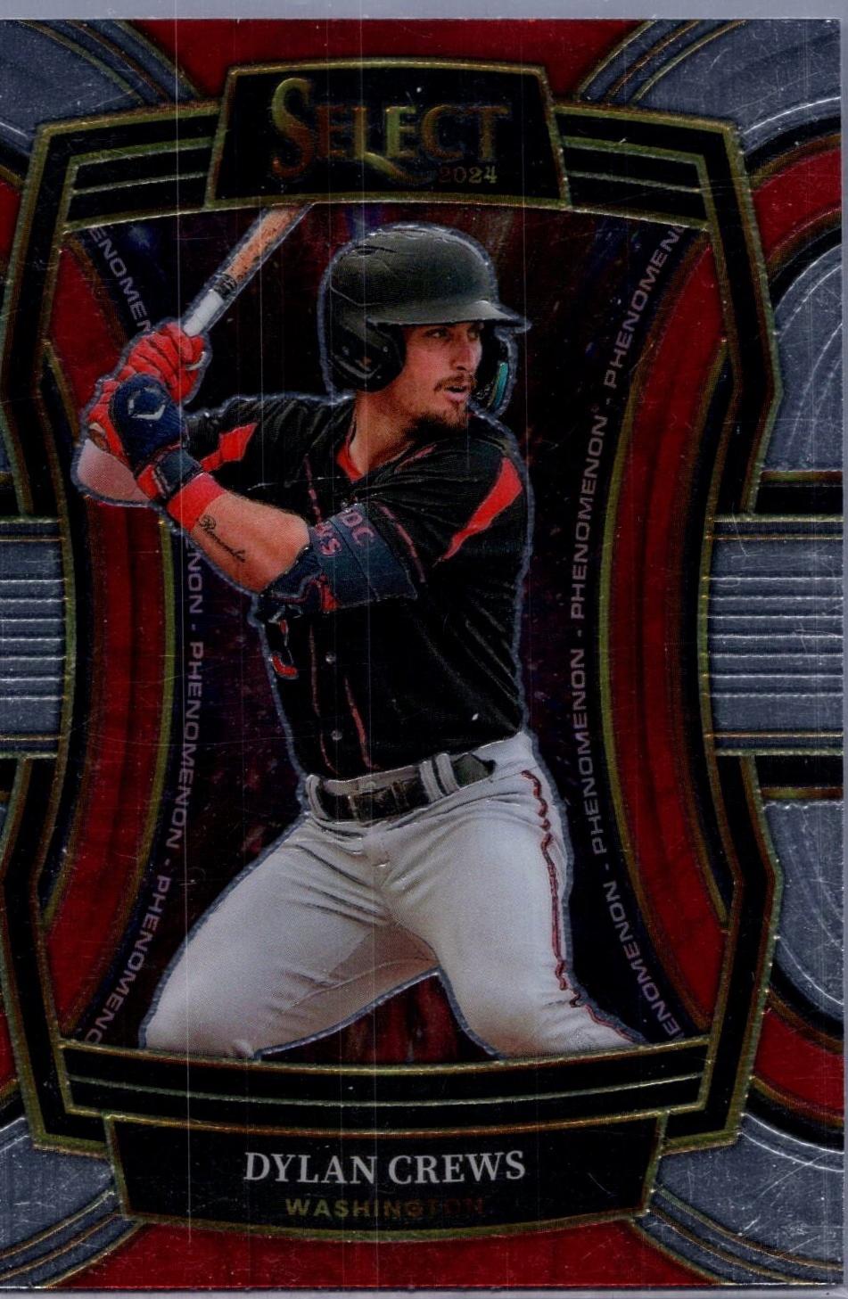 Dylan Crews #6 Baseball Cards 2024 Panini Select Phenomenon