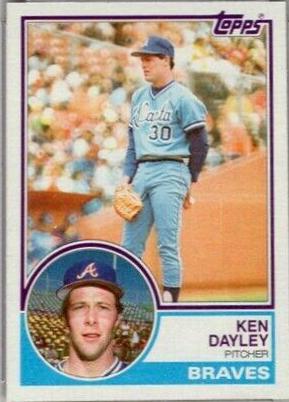 Ken Dayley #314 Baseball Cards 1983 Topps