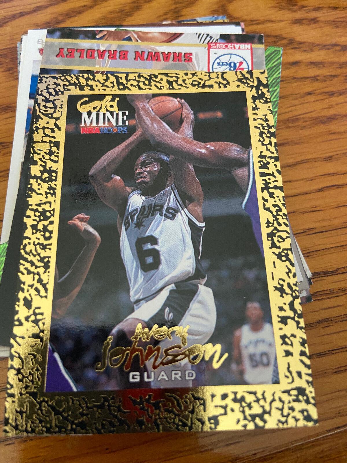 Avery Johnson Basketball Cards 1995 Hoops