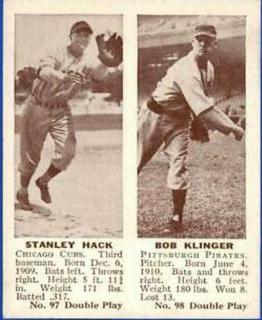 Stanley Hack, Bob Klinger