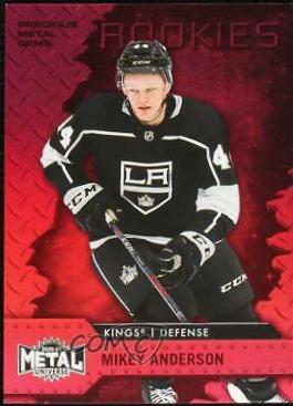 Mikey Anderson #113 Hockey Cards 2020 Skybox Metal Universe