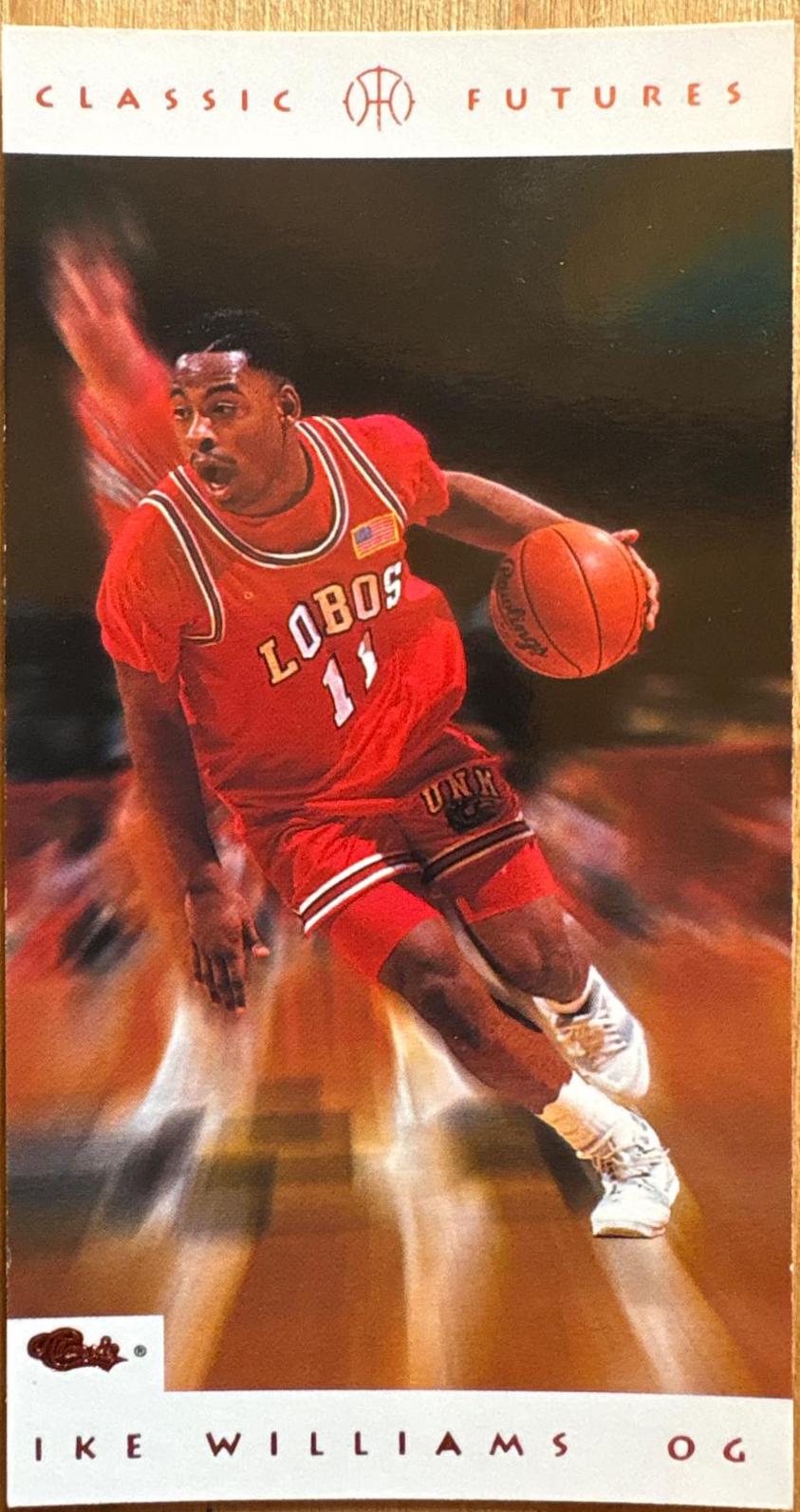 Ike Williams #92 1993 Classic Futures Basketball