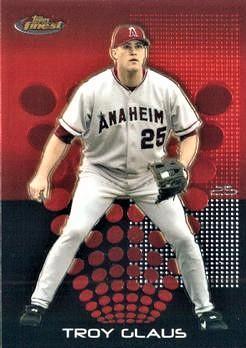 Troy Glaus #27 Baseball Cards 2004 Finest