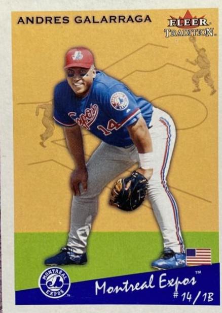 Andres Galarraga #U126 2002 Fleer Tradition Update Baseball