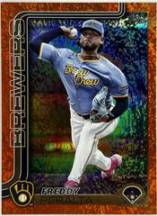 Freddy Peralta [Orange Foil] (2025 Topps)
