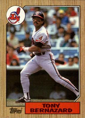 Tony Bernazard #758 Baseball Cards 1987 Topps