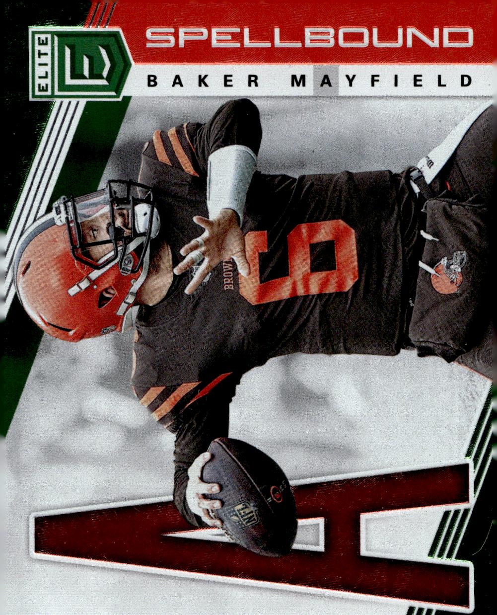 Baker Mayfield #SP-13 Football Cards 2019 Panini Donruss Elite Spellbound