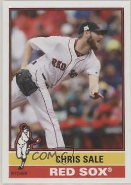 Chris Sale #38 Baseball Cards 2018 Topps Throwback Thursday