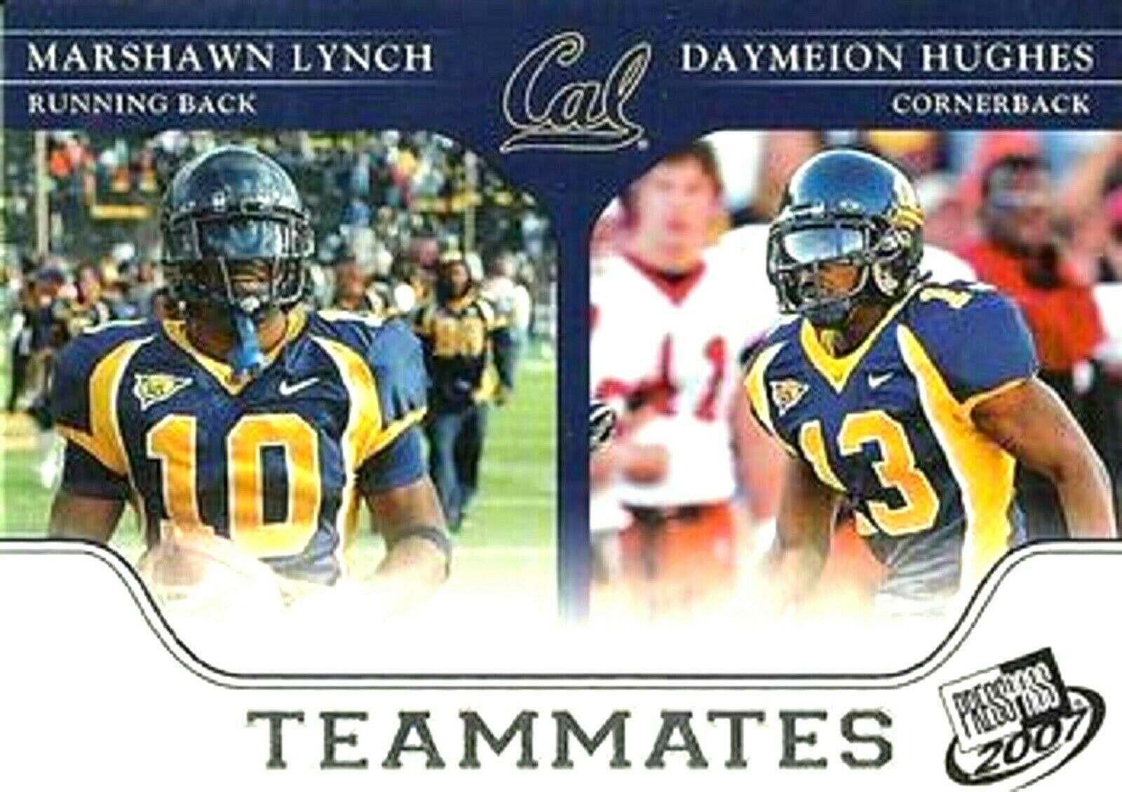 Marshawn Lynch, Daymeion Hughes #88 2007 Press Pass Football