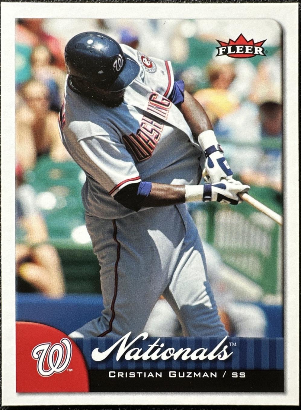 Cristian Guzman #10 Baseball Cards 2007 Fleer