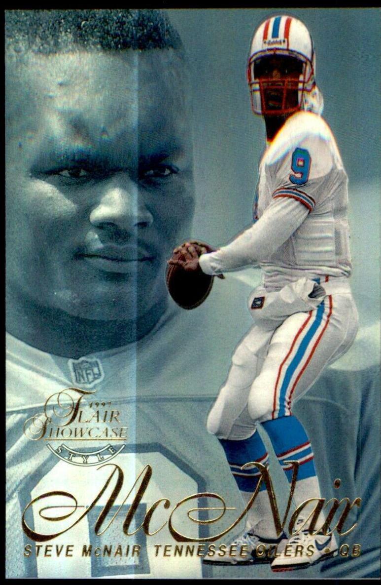 Steve McNair #9 Football Cards 1997 Flair Showcase