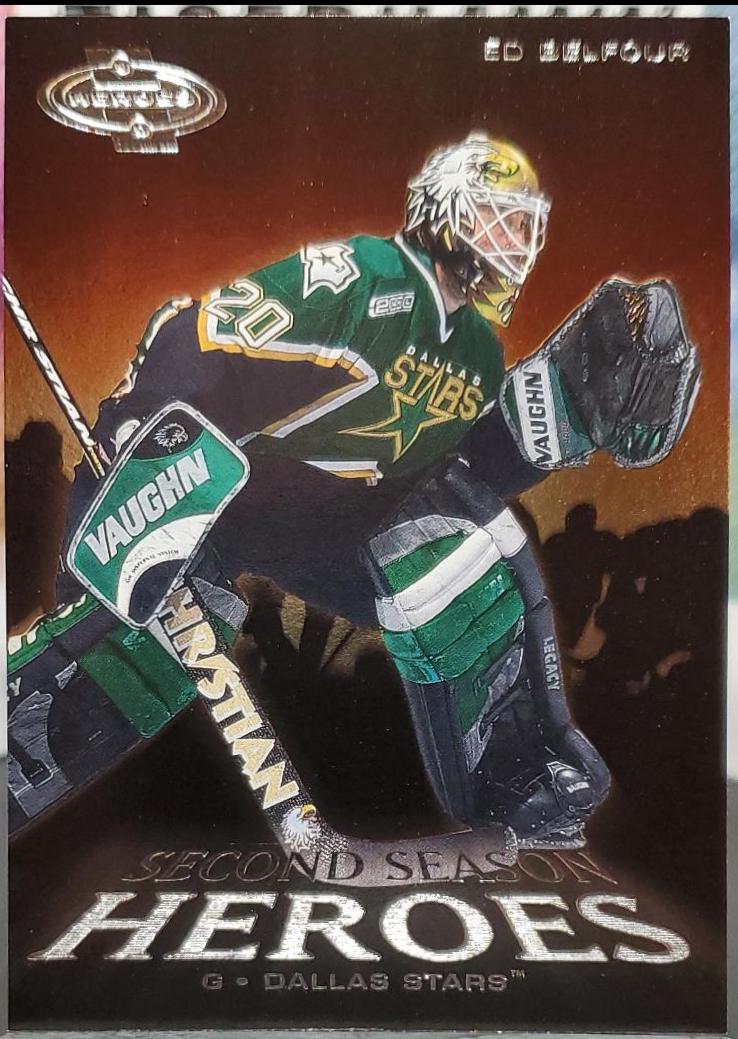 Ed Belfour #SS4 Hockey Cards 2000 Upper Deck Heroes Second Season