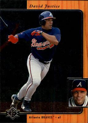 David Justice #28 Baseball Cards 1996 SP