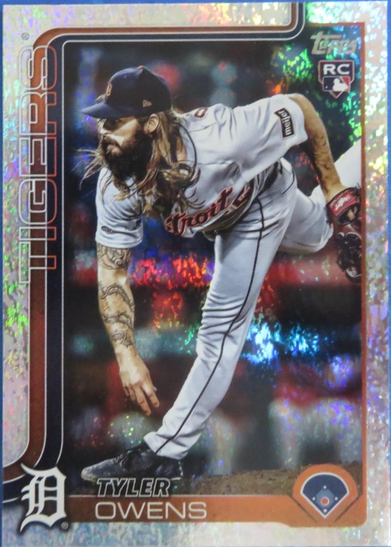 Tyler Owens [Canvas Parallel] #US247 Prices | 2025 Topps Update ...