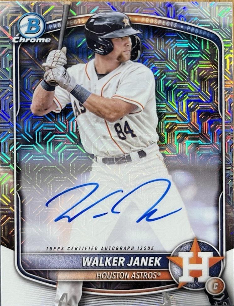 Walker Janek #BMA-WJA Prices | 2025 Bowman Chrome Mega Box
