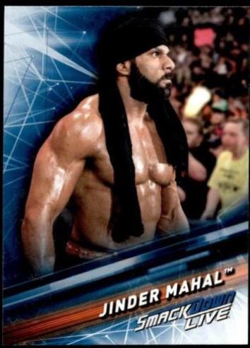 Jinder Mahal #26 Wrestling Cards 2019 Topps WWE Smackdown Live