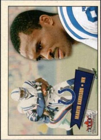 Marvin Harrison #3 Football Cards 2001 Fleer