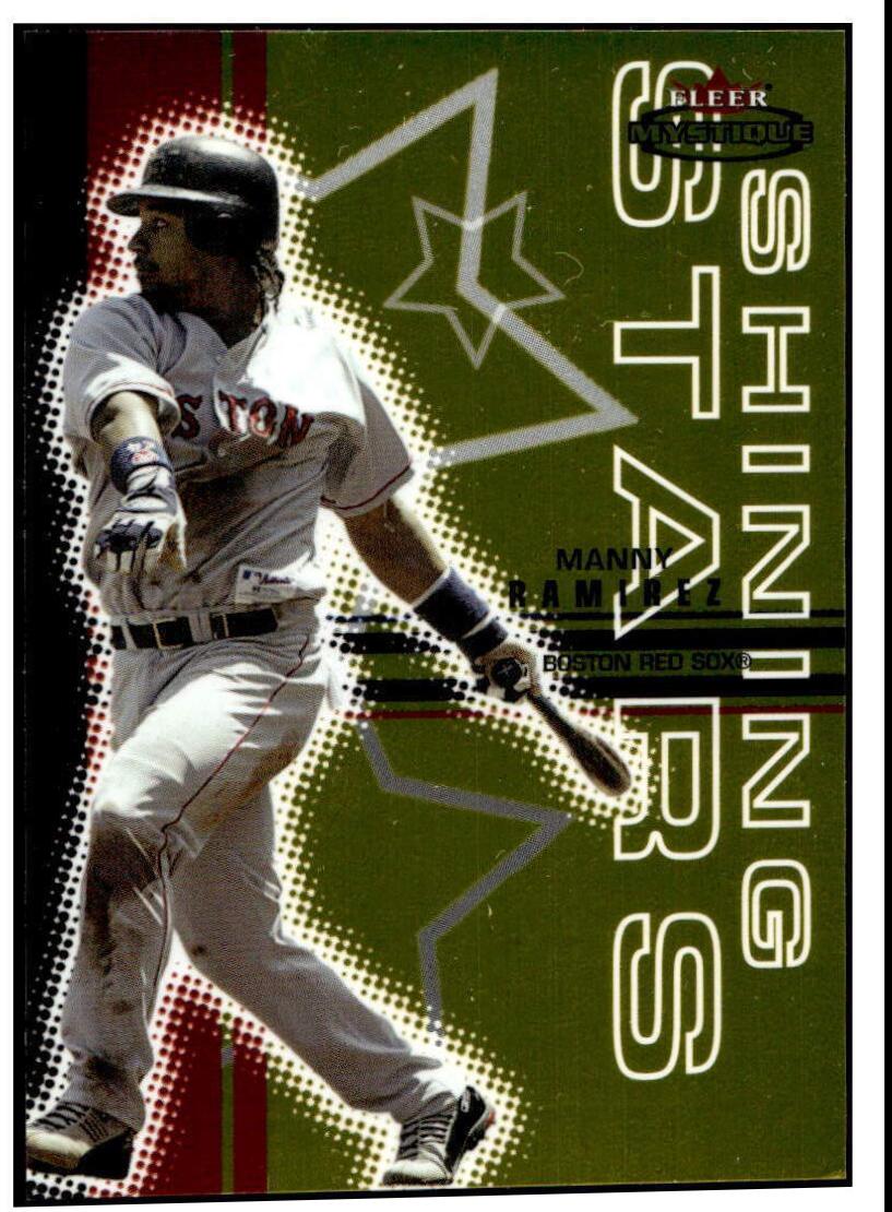 Manny Ramirez #13 Baseball Cards 2003 Fleer Mystique Shining Stars
