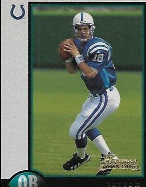 Peyton Manning #1 Football Cards 1998 Bowman