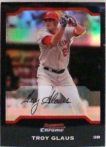 Troy Glaus #30 Baseball Cards 2004 Bowman Chrome