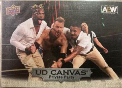 Isiah Kassidy, Marq Quen #C15 Wrestling Cards 2022 Upper Deck AEW UD Canvas