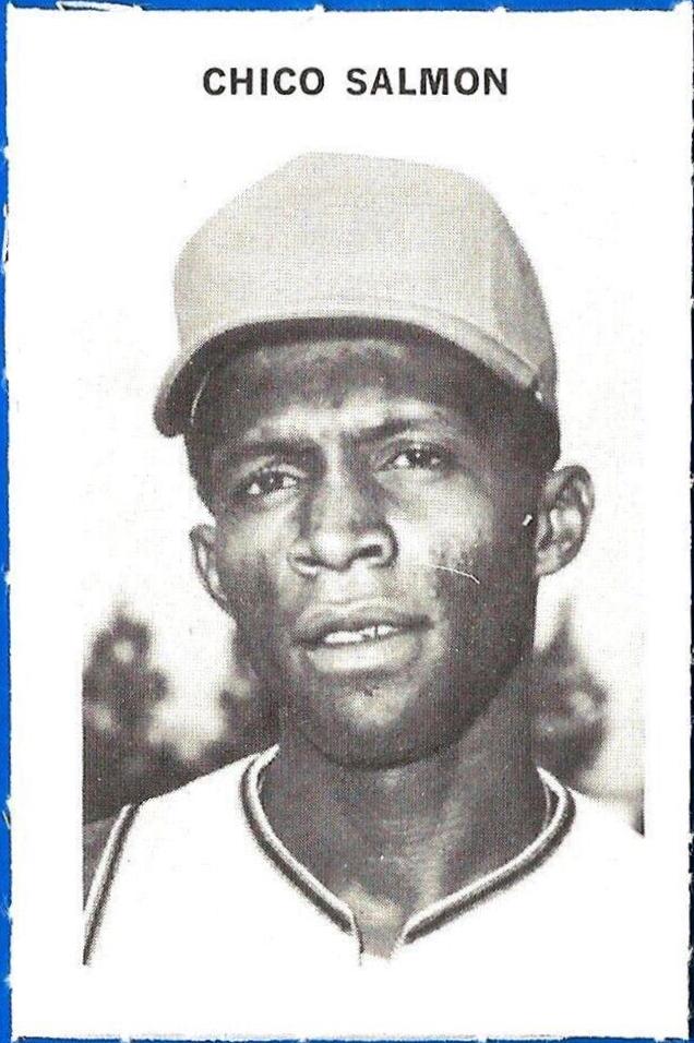 Chico Salmon Baseball Cards 1972 Milton Bradley