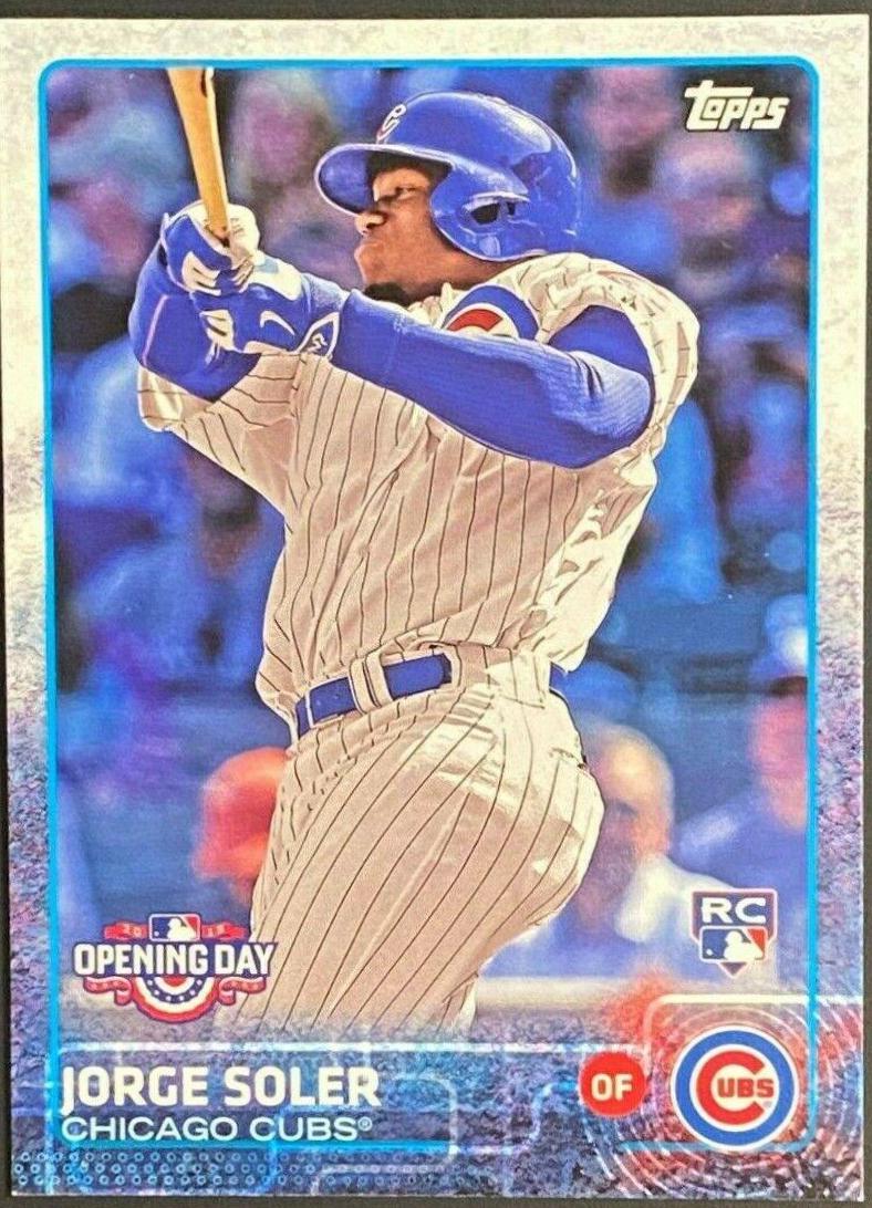Jorge Soler #25 Baseball Cards 2015 Topps Opening Day