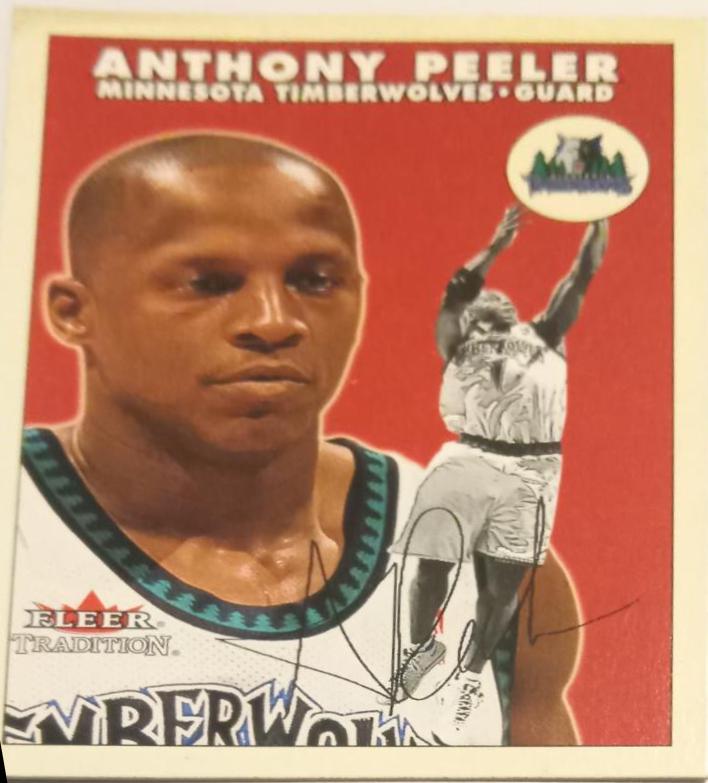 Anthony Peeler #26 Basketball Cards 2001 Fleer Tradition