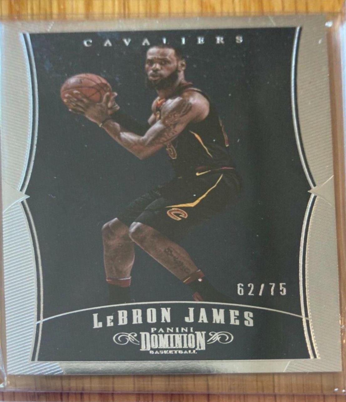 LeBron James #58 Basketball Cards 2017 Panini Dominion
