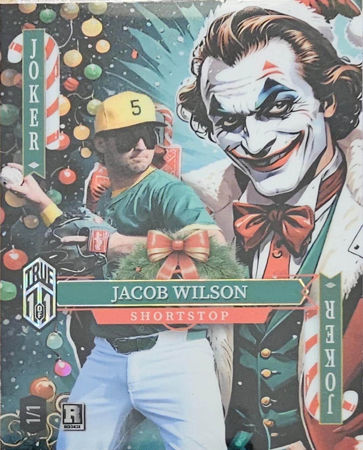 Jacob Wilson #SDJWXM-JWNCT08 2025 Wild Card 5 Card Draw Stacked Deck Jokers Baseball