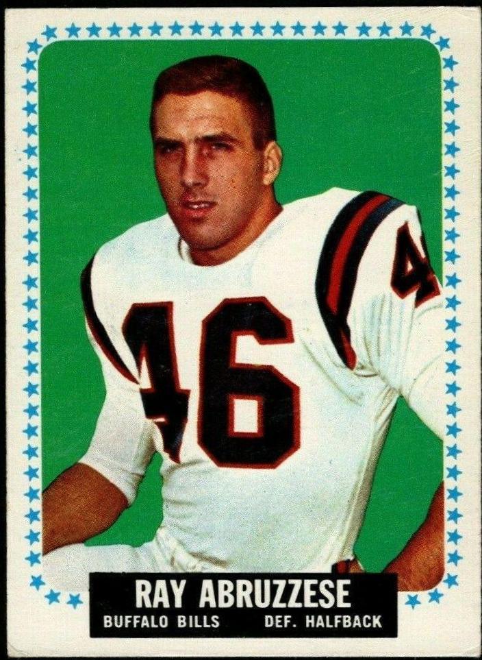Ray Abruzzese #22 Football Cards 1964 Topps